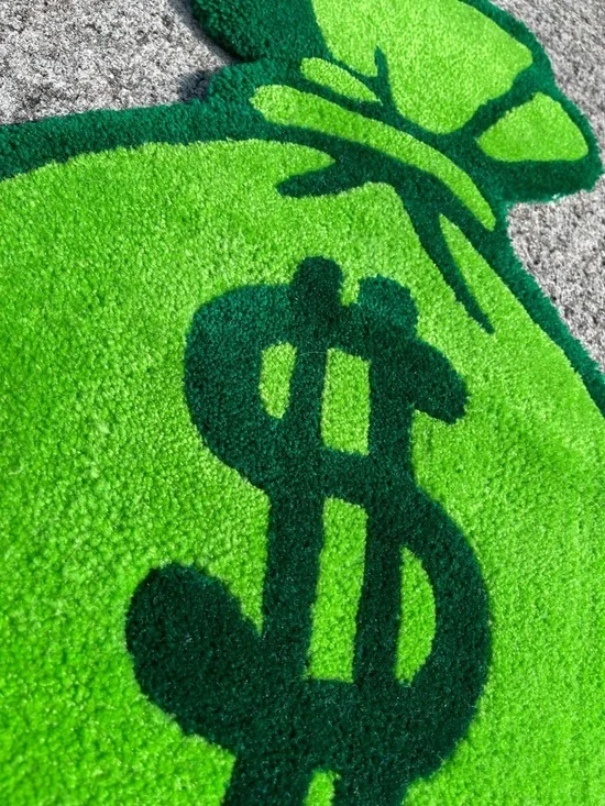 Handmade Tufted Rug - Picture 3 of 6